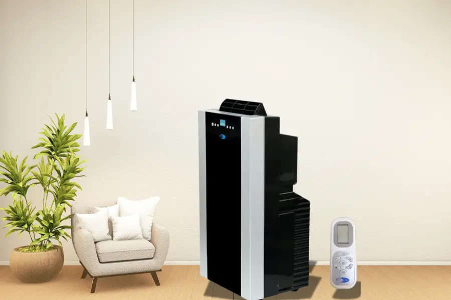 Whynter ARC-14S portable air conditioner with 14,000 BTU cooling capacity and dehumidifier function