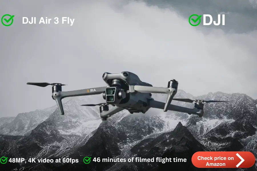 DJI Air 3 drone for vlogging