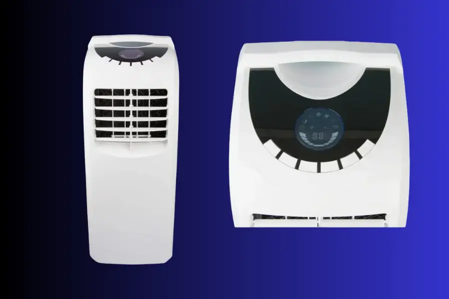 Global Air NPA1-10C portable air conditioner with 10,000 BTU cooling capacity and fan mode