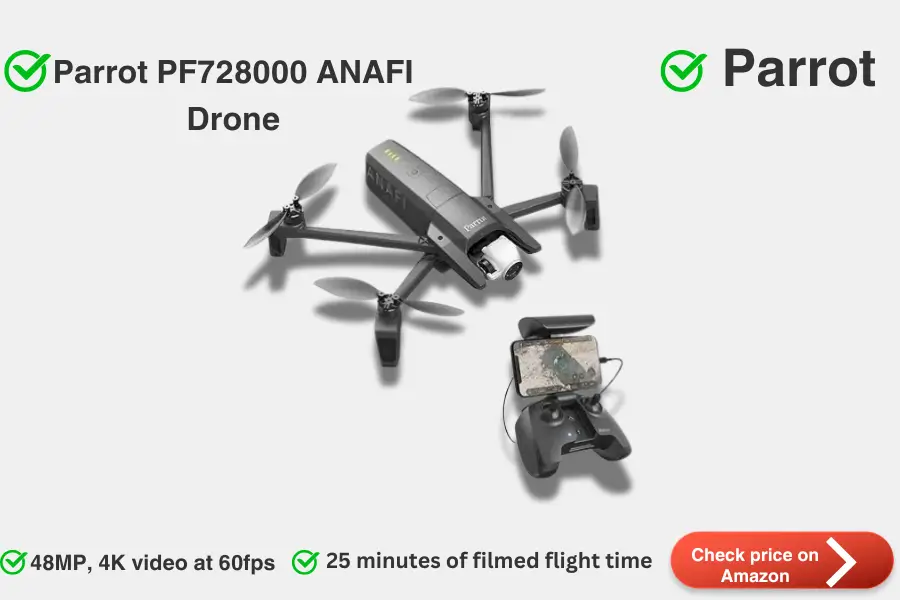 Parrot Anafi budget drone with 4K camera