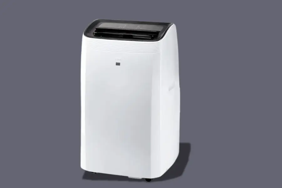 TCL TAC-10CPA/HA portable air conditioner with 10,000 BTU cooling capacity and sleep mode