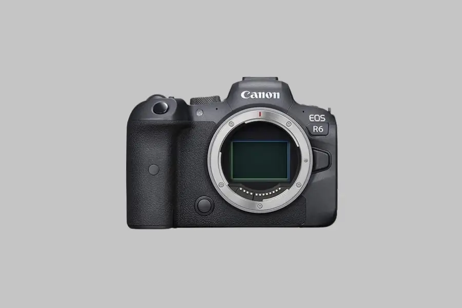 Canon EOS R6 mirrorless camera